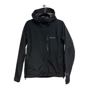 Marmot Black Lightweight Rain Womens Utility Jacket With Hood Size S